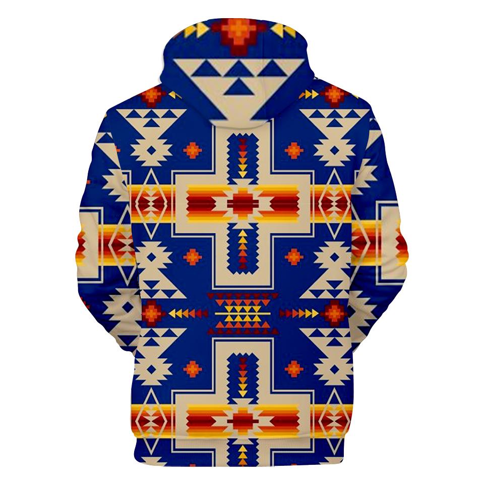 Native Tribes Pattern Native American All Over Hoodie LT10 - Wonder Print Shop