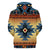 Blue Pearl Pattern Native American All Over Hoodie LT10 - Wonder Print Shop