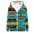 Blue Native Tribes Pattern Native American All Over Hoodie LT10 - Wonder Print Shop