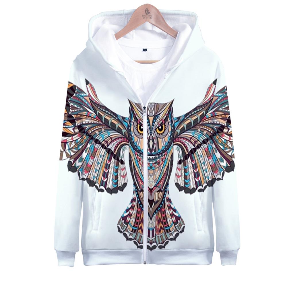 Owl Symbol Native American All Over Hoodie LT10 - Wonder Print Shop