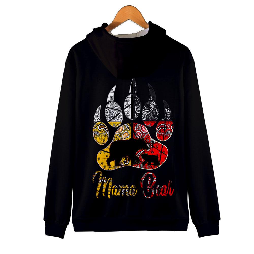 Native American Mama Bear All Over Hoodie LT10 - Wonder Print Shop