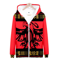 Red Thunderbird Native American Design All Over Hoodie LT10 - Wonder Print Shop