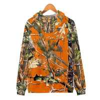 Wolf Orange Native American Zip Hoodie LT10 - Wonder Print Shop