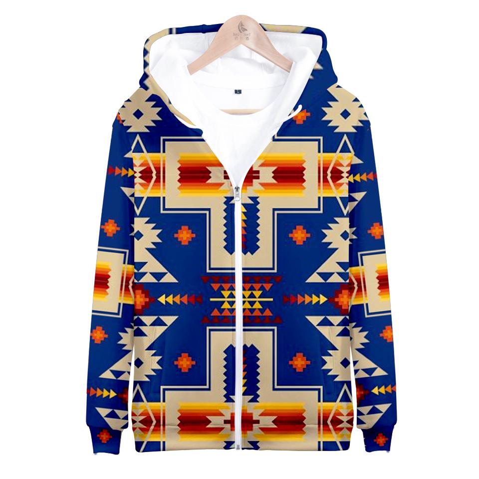 Native Tribes Pattern Native American All Over Hoodie LT10 - Wonder Print Shop