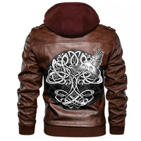 Viking Yggdrasil Tree Of Life Leather Jacket RLT12 - Wonder Print Shop