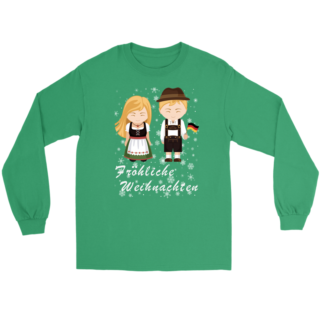 Germany Chirstmas T Shirt MenS And Ladies Frohliche Weihnachten - Wonder Print Shop