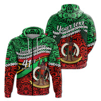 Custom Vanuatu Independence Zip Hoodie Happy Anniversary LT13 - Wonder Print Shop