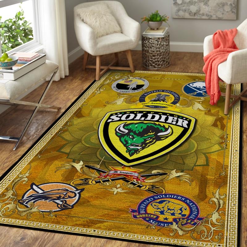 Wonder Print Shop Area Rug Buffalo Soldiers Area Rug LT10 - Wonder Print Shop