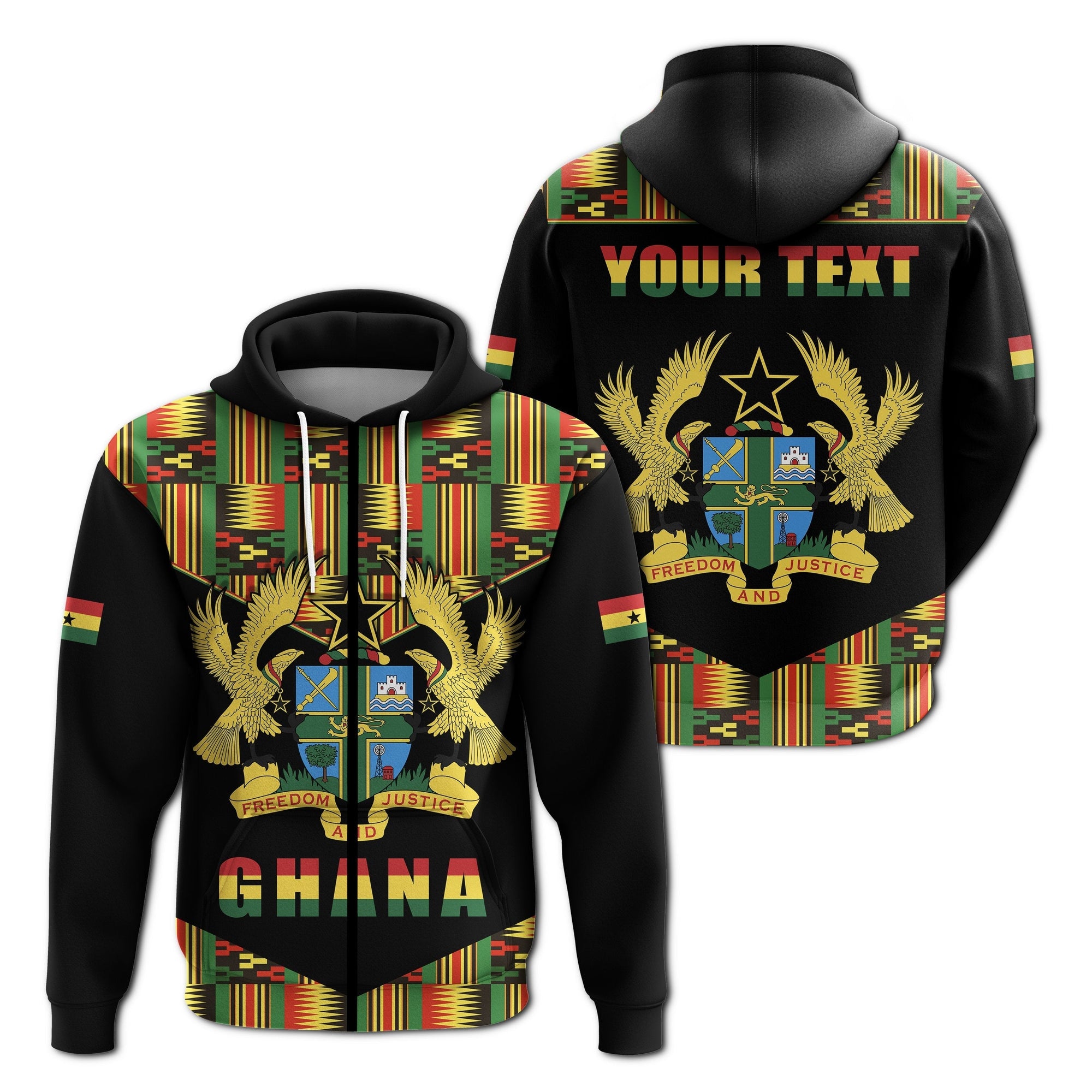 custom-personalised-ghana-proud-zip-hoodie-ankara-kente