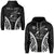 Custom American Samoa Zip Hoodie Eagle mix Polynesian LT13 - Wonder Print Shop