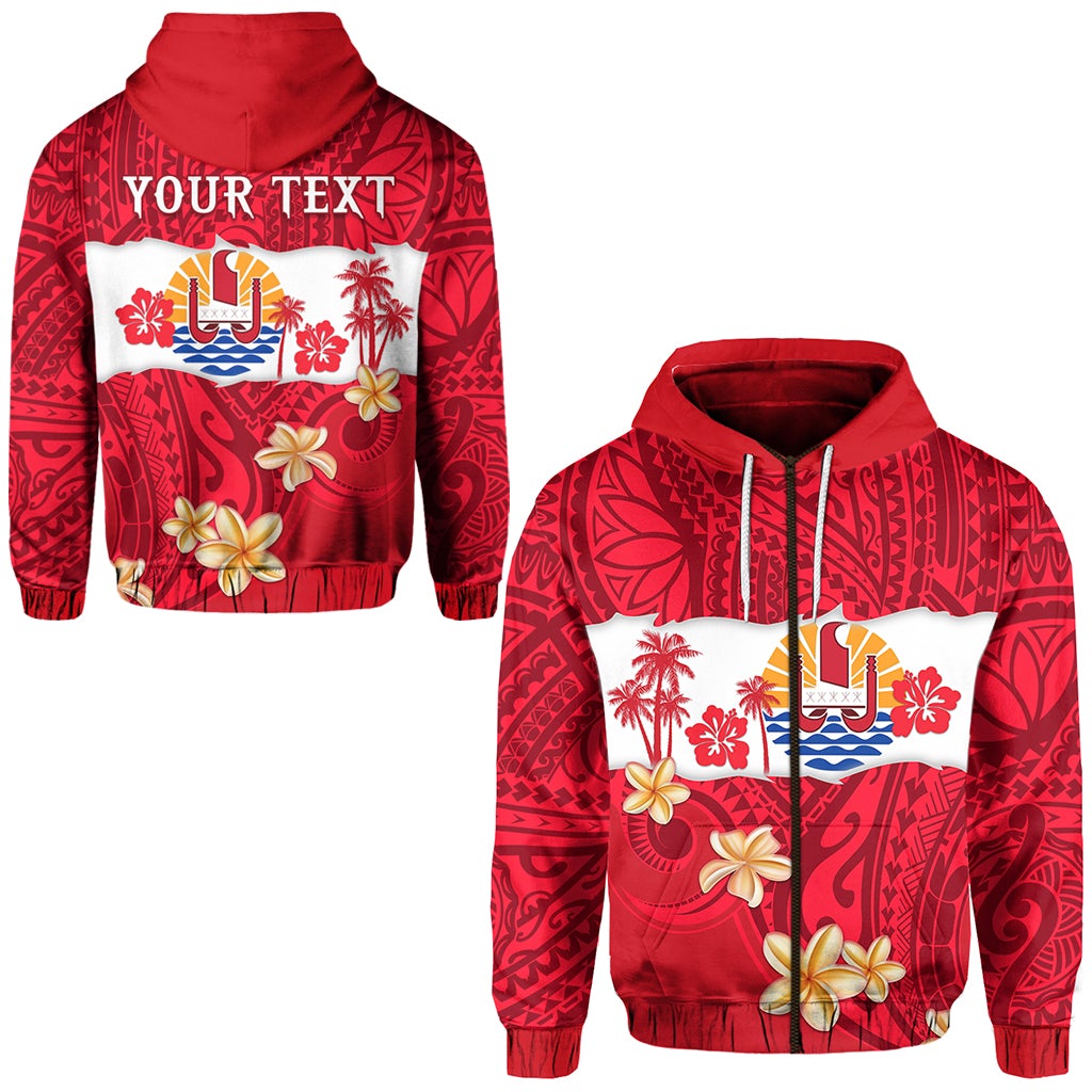 Custom Tahiti Polynesian Zip Hoodie Mythical Destination LT13 - Wonder Print Shop