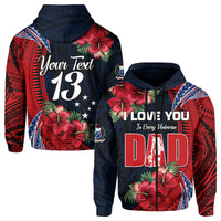 Custom Samoa Fathers Day Hoodie Polynesian Best Dad Ever LT13 - Wonder Print Shop