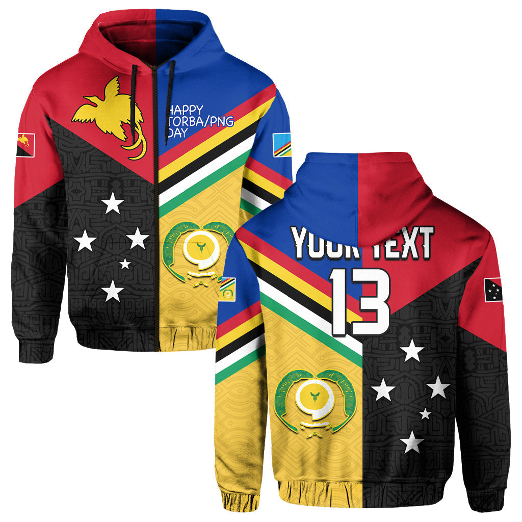 Custom Text and Number Torba PNG Day Hoodie 2022 Simple Polynesia LT13 - Wonder Print Shop