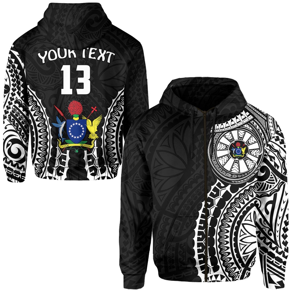 Custom Cook Islands Zip Hoodie Polynesian Cultural The Best For You LT13 - Wonder Print Shop