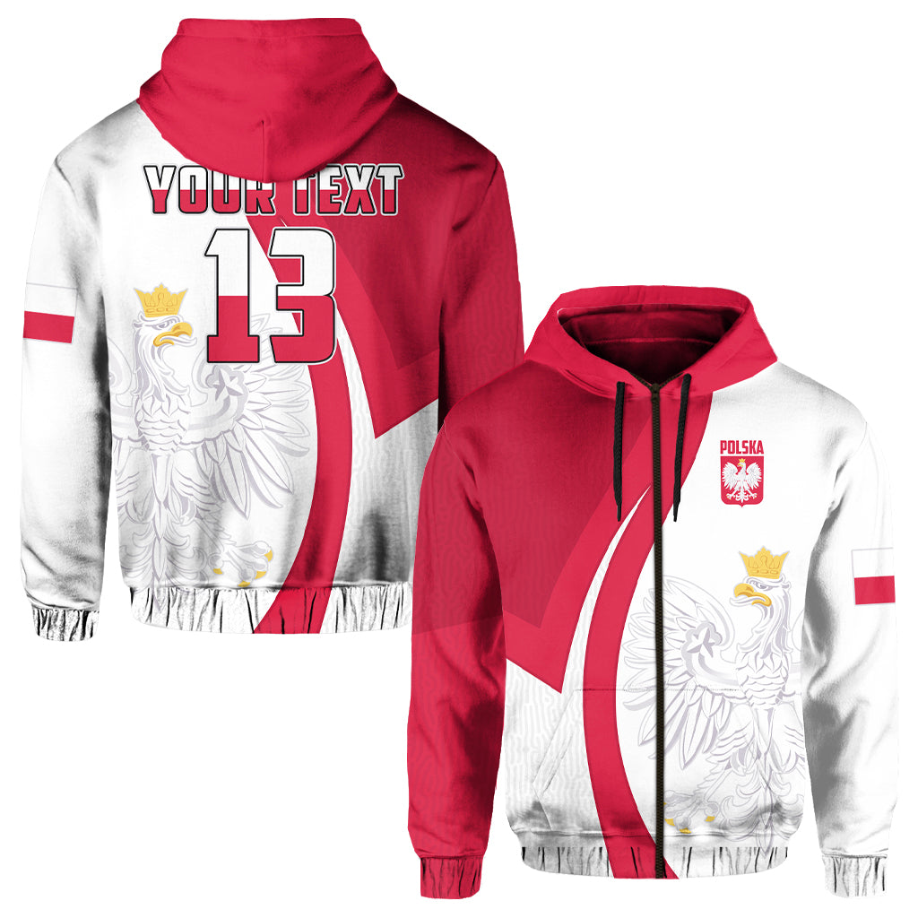 Custom Poland Football Hoodie Come On Biao Czerwoni Soccer Polski Champions World Cup LT13 - Wonder Print Shop