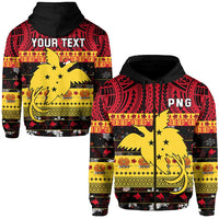 Custom Papua New Guinea Christmas Zip Hoodie Raggiana Loved LT13 - Wonder Print Shop