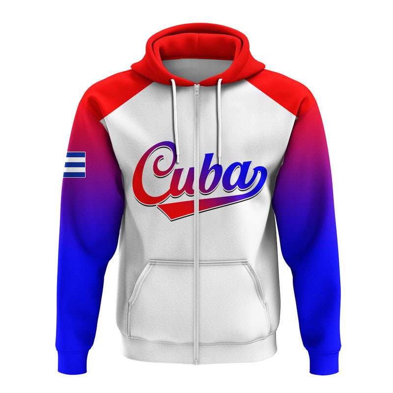 Custom Baseball 2023 Cuba Hoodie Red Style LT6 - Wonder Print Shop