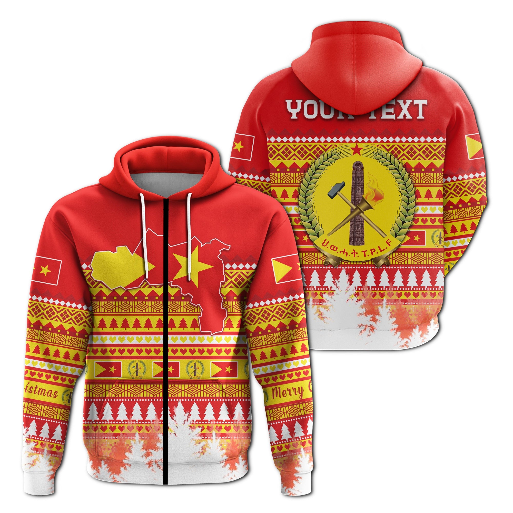 tigray-personalized-zip-hoodie-merry-christmas-mix-african-pattern