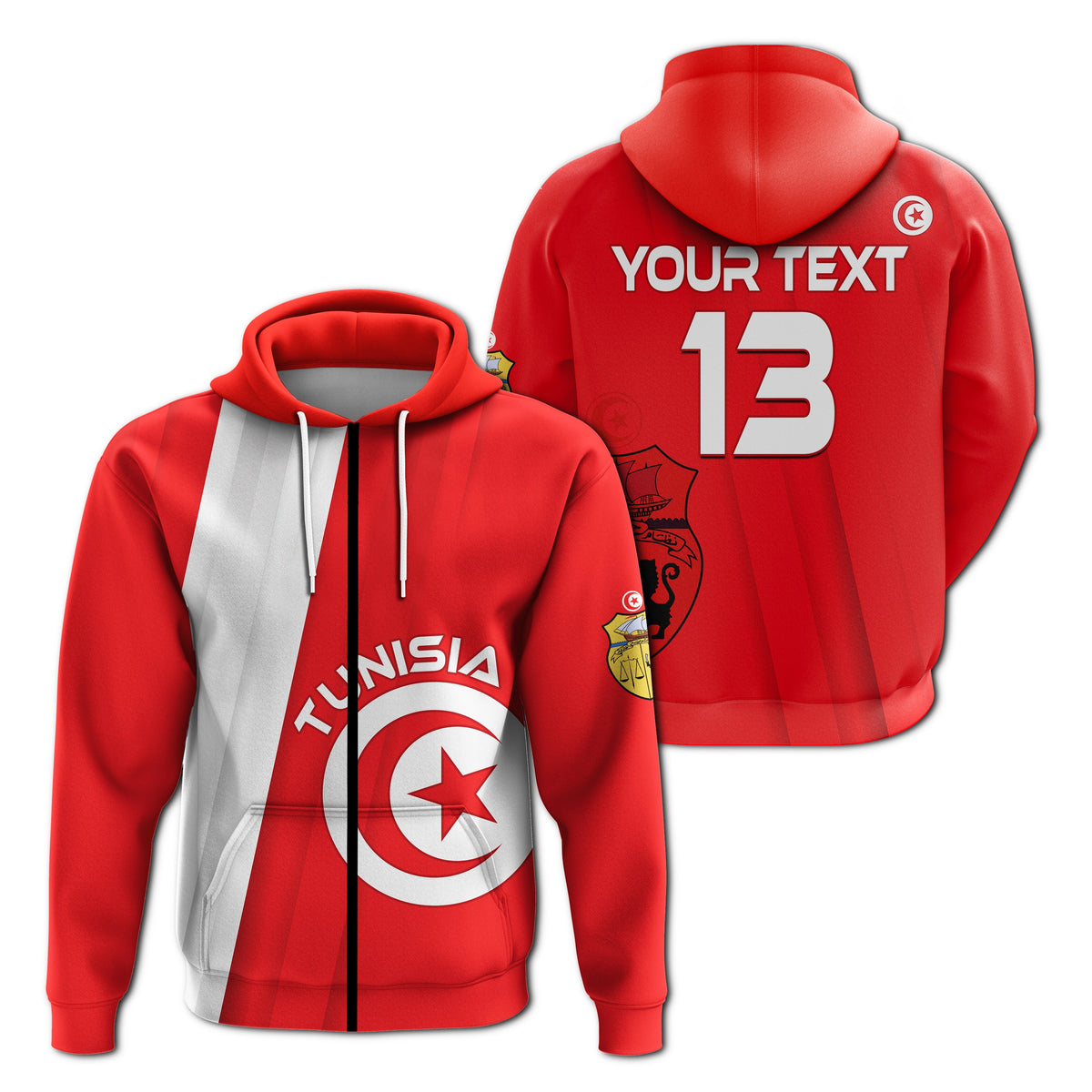 Custom Tunisia Hoodie Always in My Heart LT13 - Wonder Print Shop