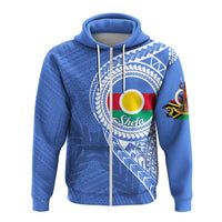 Custom Vanuatu Shefa Province Zip Up Hoodie Shefa Emblem - Wonder Print Shop