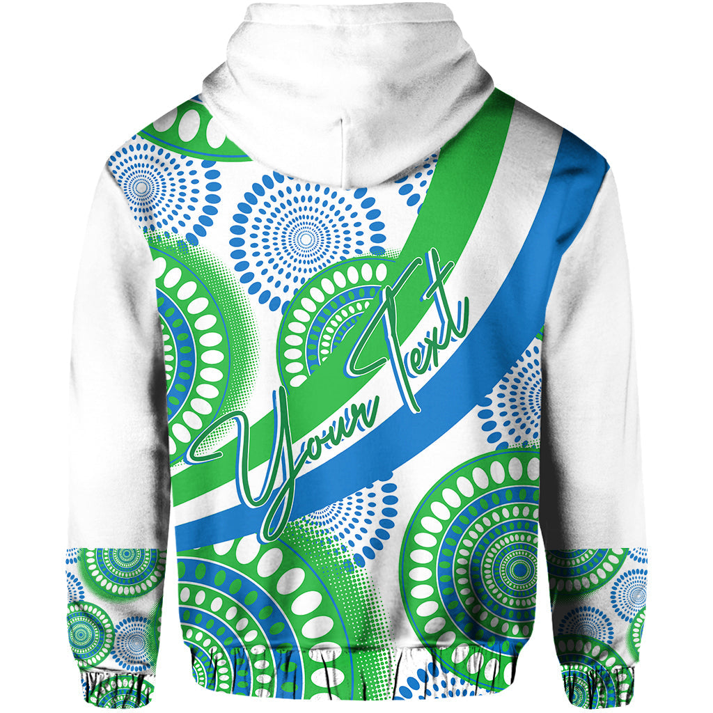 Sierra Leone Custom Hoodie Ankara Style - Wonder Print Shop