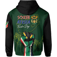 South Africa Freedom Day Hoodie Fist Up Style - Wonder Print Shop
