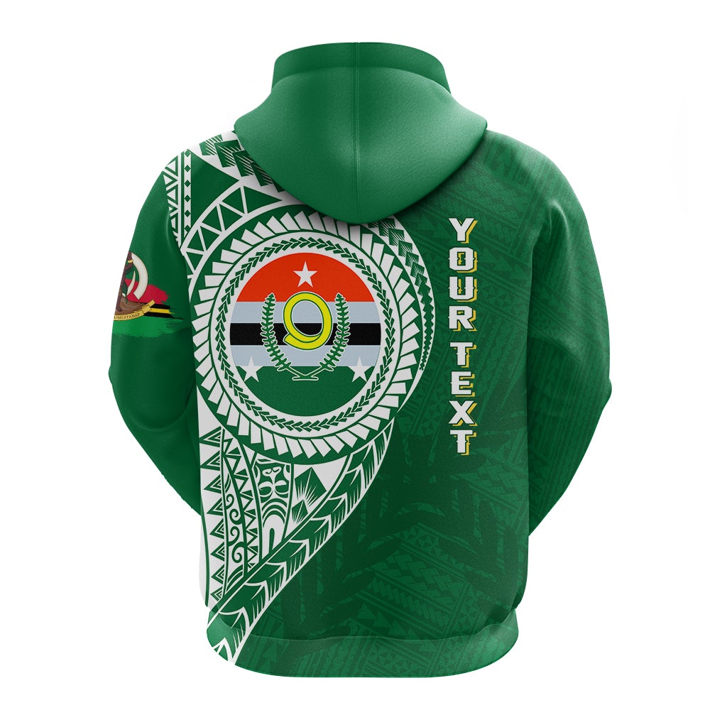 Custom Vanuatu Penama Province Hoodie Penama Emblem - Wonder Print Shop