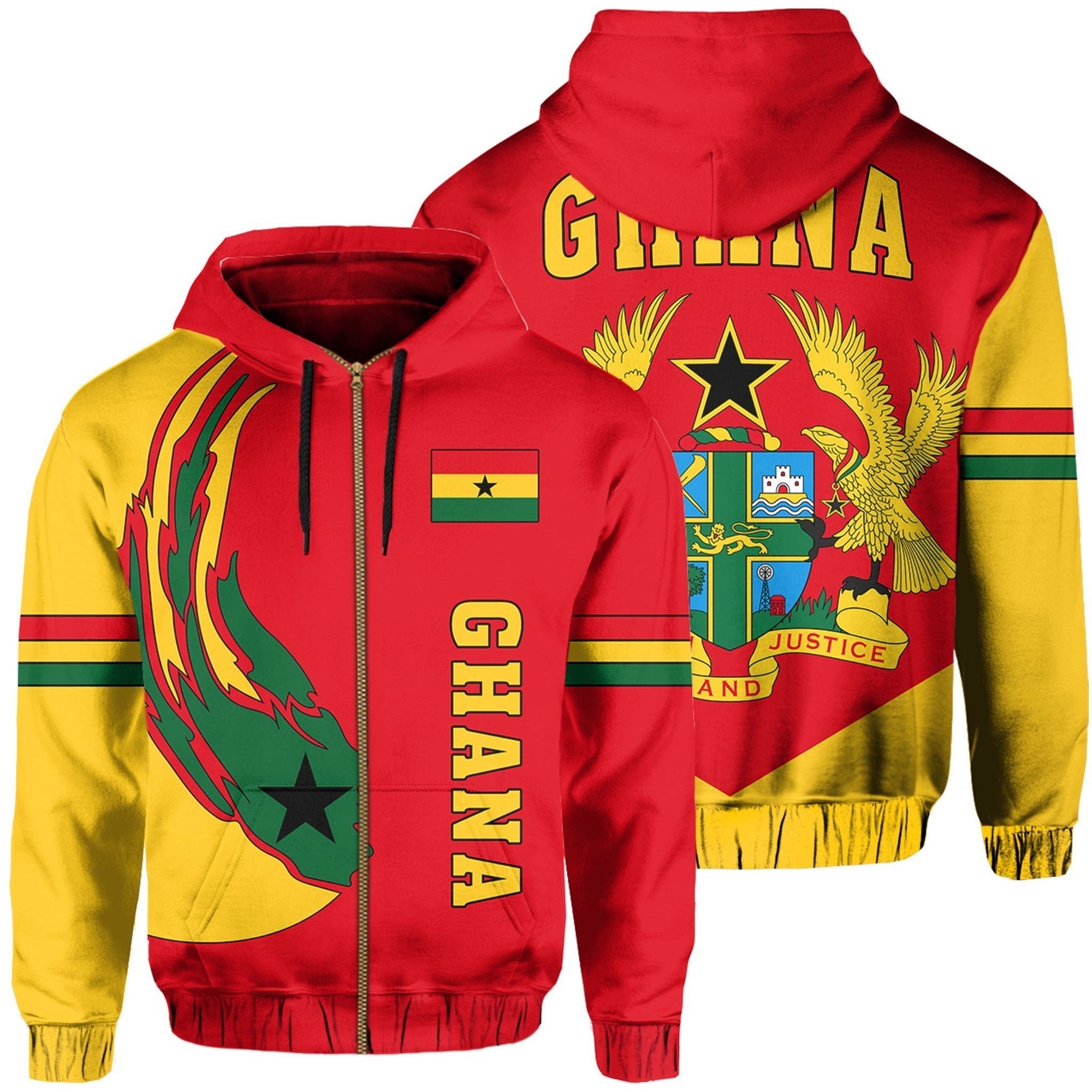 african-hoodie-ghana-flag-coat-of-arms-hoodie-zip-ball-style