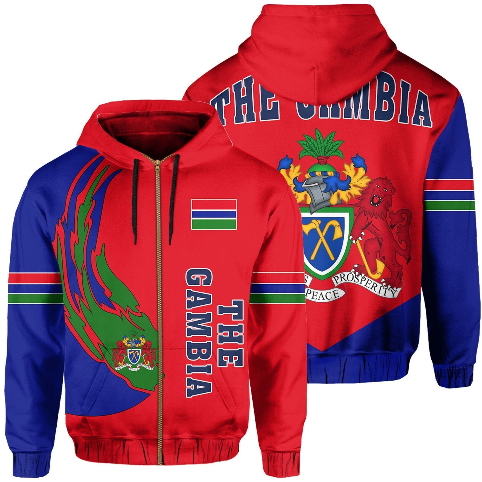 african-hoodie-the-gambia-flag-coat-of-arms-hoodie-zip-ball-style