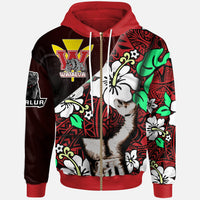 Hawaii Waialua School Polynesian Custom Patronage Hoodie The Waialua High and Intermediate School Bloods In My Veins LT10 - Wonder Print Shop