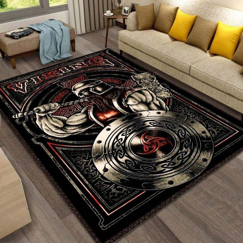 Viking Area Rug Viking Warriors Rectangle Rug RLT12 - Wonder Print Shop