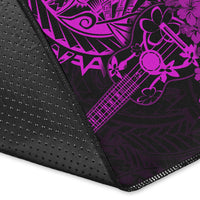 Hawaii Polynesian Area Rug Ukulele Purple LT13 - Wonder Print Shop