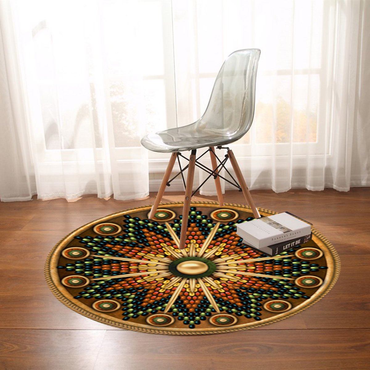 naumaddic-arts-brown-native-american-design-round-carpet