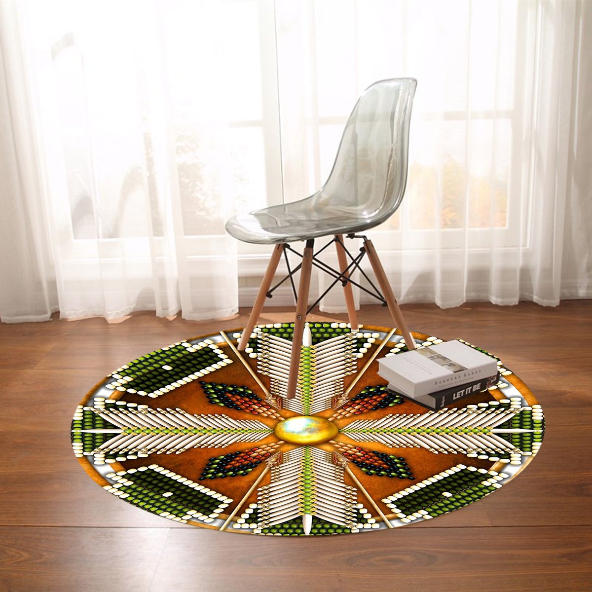 naumaddic-arts-green-native-american-design-round-carpet