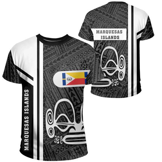 Marquesas Islands White T Shirt Boba Style RLT7 - Wonder Print Shop