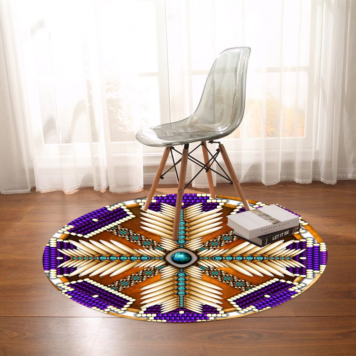 naumaddic-arts-purple-native-american-design-round-carpet