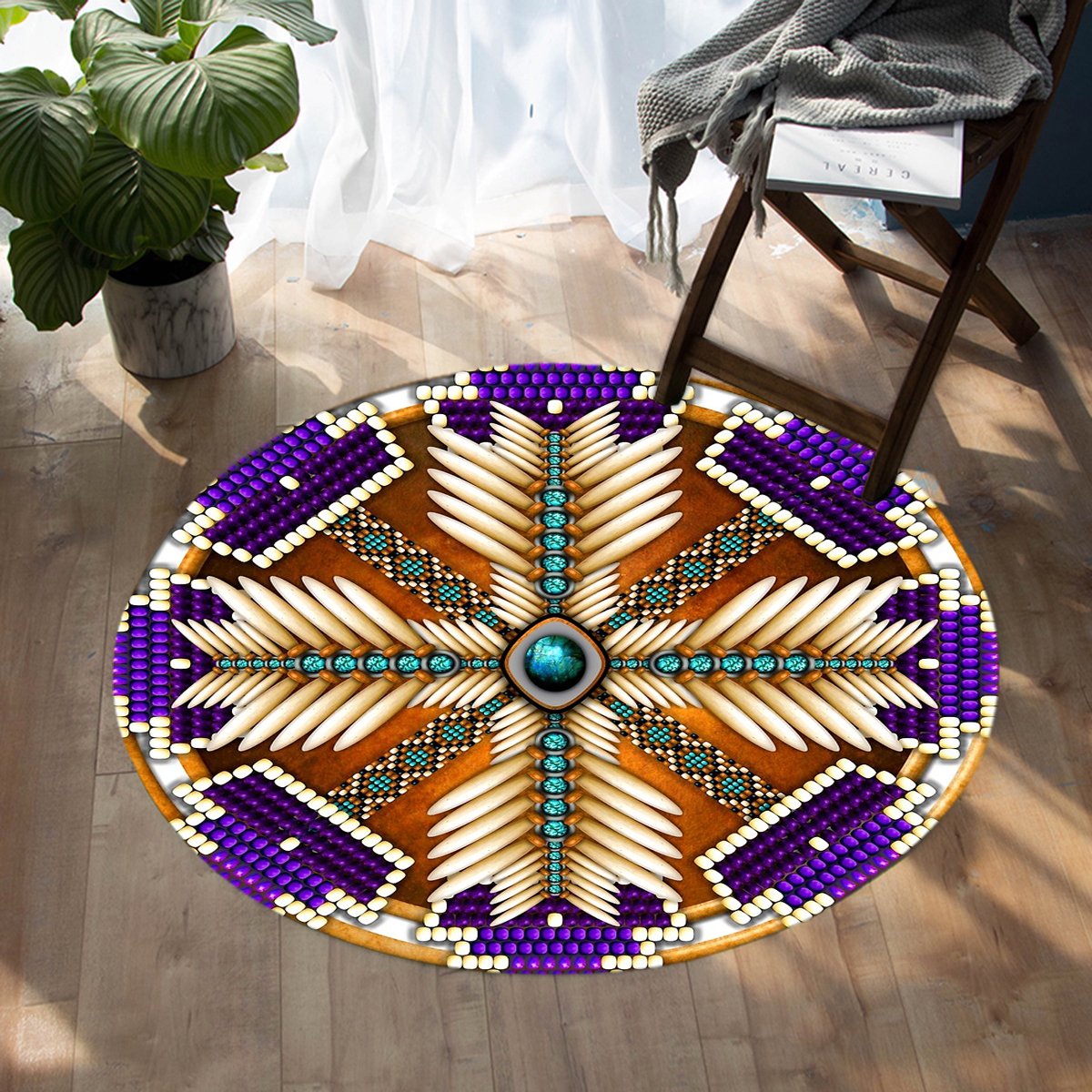 naumaddic-arts-purple-native-american-design-round-carpet