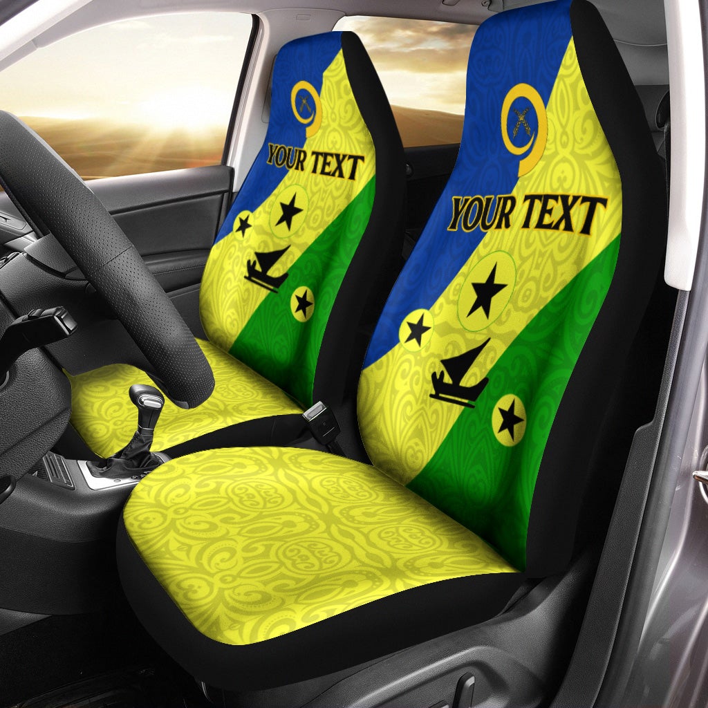 (Custom Personalised) Vanuatu Malampa Province - Car Seat Covers - Flag Style LT12 - Wonder Print Shop
