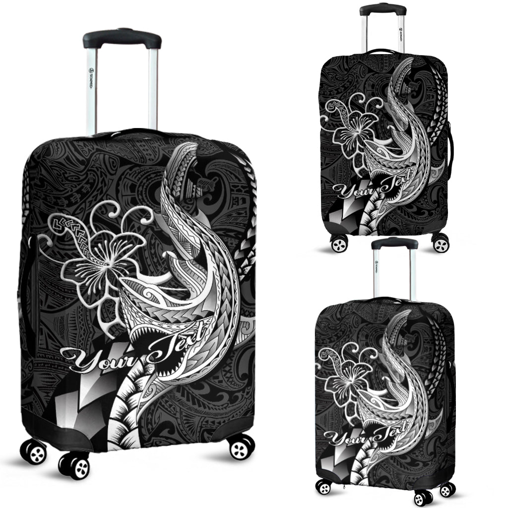 Custom Personalised Polynesian Shark Tattoo Hawaii Tribal Luggage Covers LT12 - Wonder Print Shop