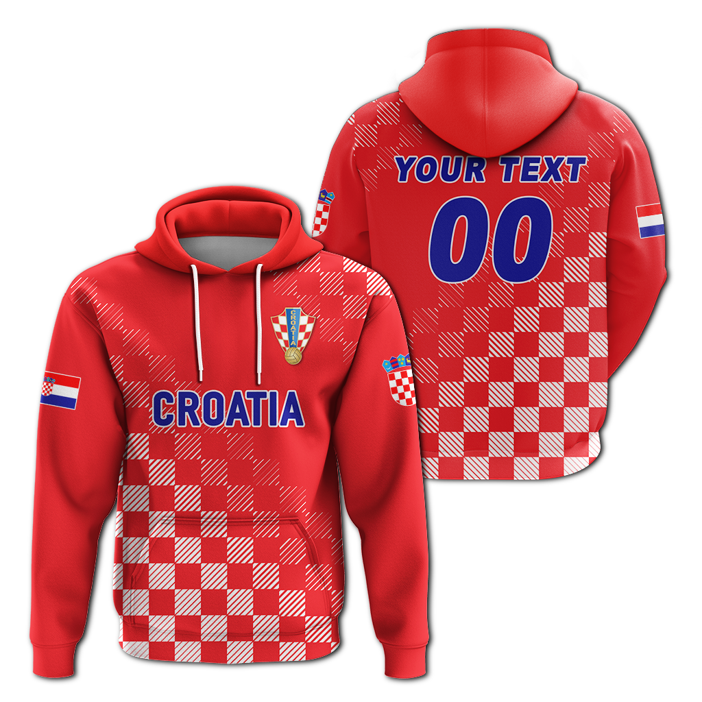 Custom Croatia Hoodie Football 2022 Champions Pride Red LT12 - Wonder Print Shop