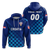 (Custom Personalised) Croatia Football World Cup 2022 Champions Pride Hoodie Blue