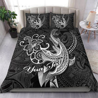 Custom Personalised Polynesian Shark Tattoo Hawaii Tribal Bedding Set LT12 - Wonder Print Shop