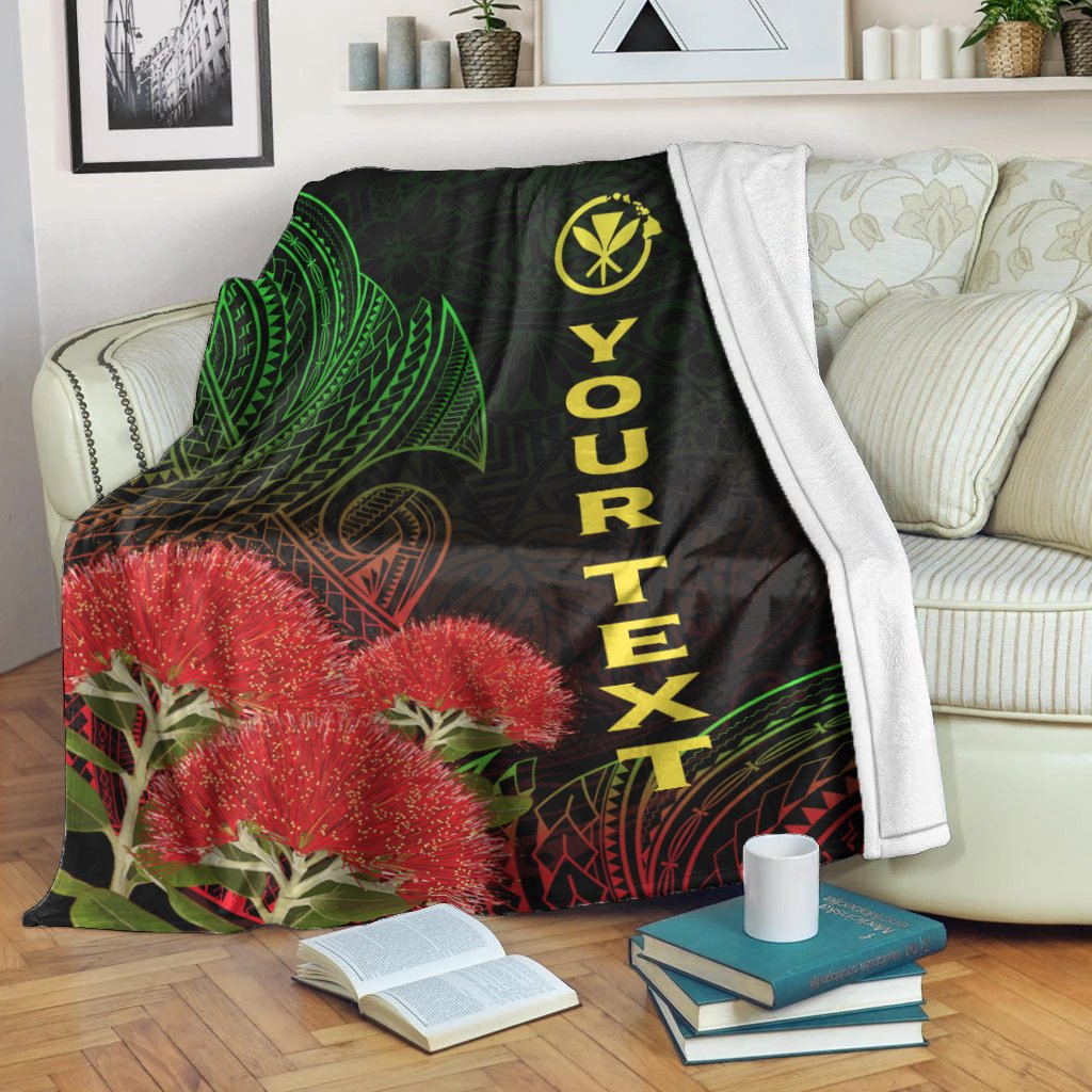 custom-personalised-hawaii-polynesian-blanket-ohia-lehua