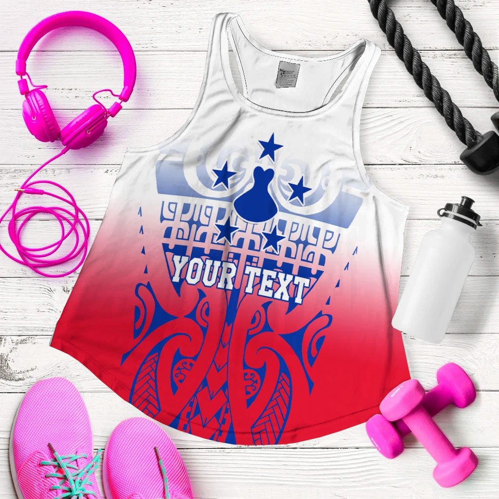 (Custom Personalised) Austral Islands Tribal Tattoo Women Tank Top LT12 - Wonder Print Shop