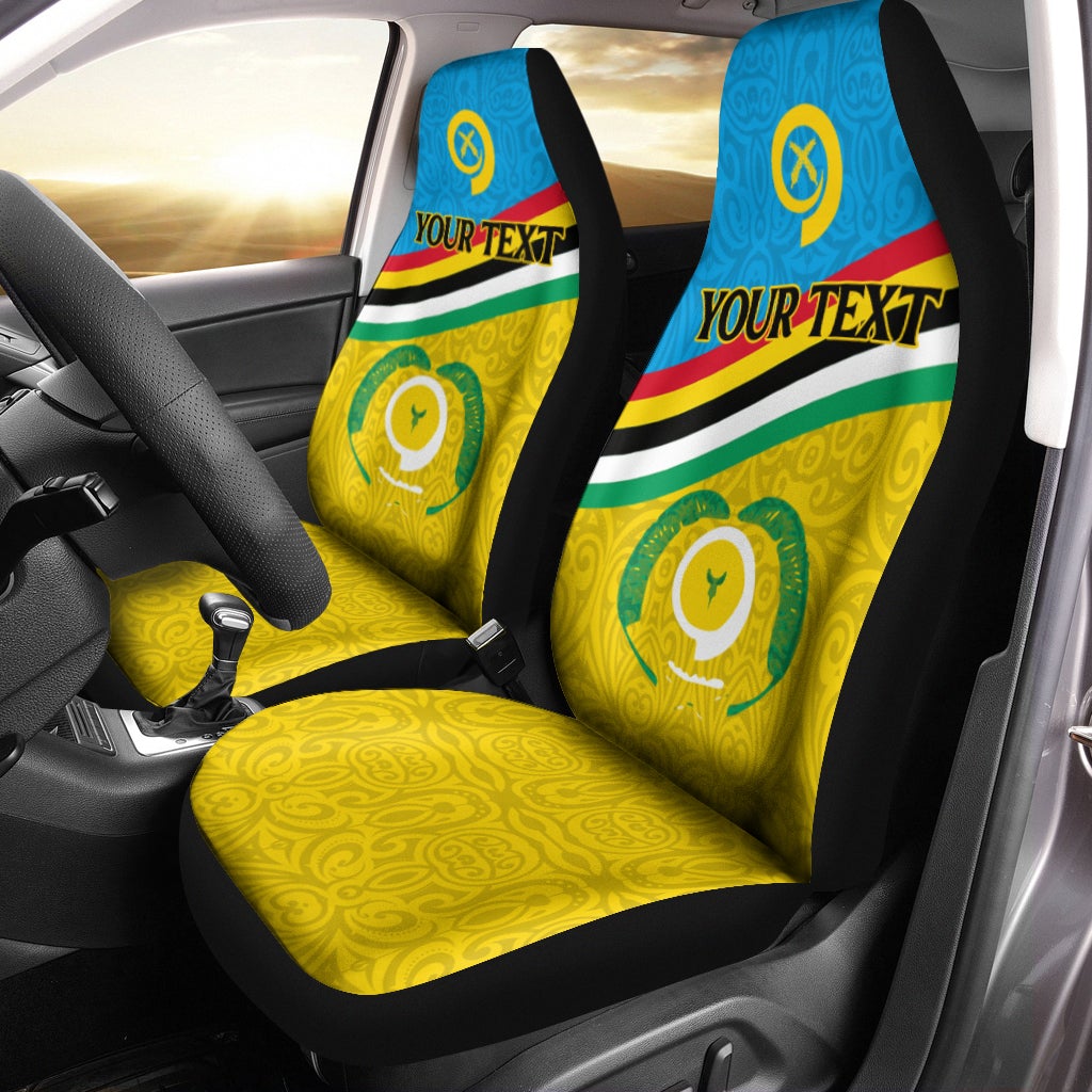 (Custom Personalised) Vanuatu Torba Province Car Seat Covers - Flag Style LT12 - Wonder Print Shop