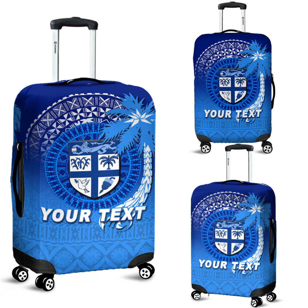 Custom Personalised Fiji Tapa Tribal Coconut Tree Luggage Covers LT12 - Wonder Print Shop