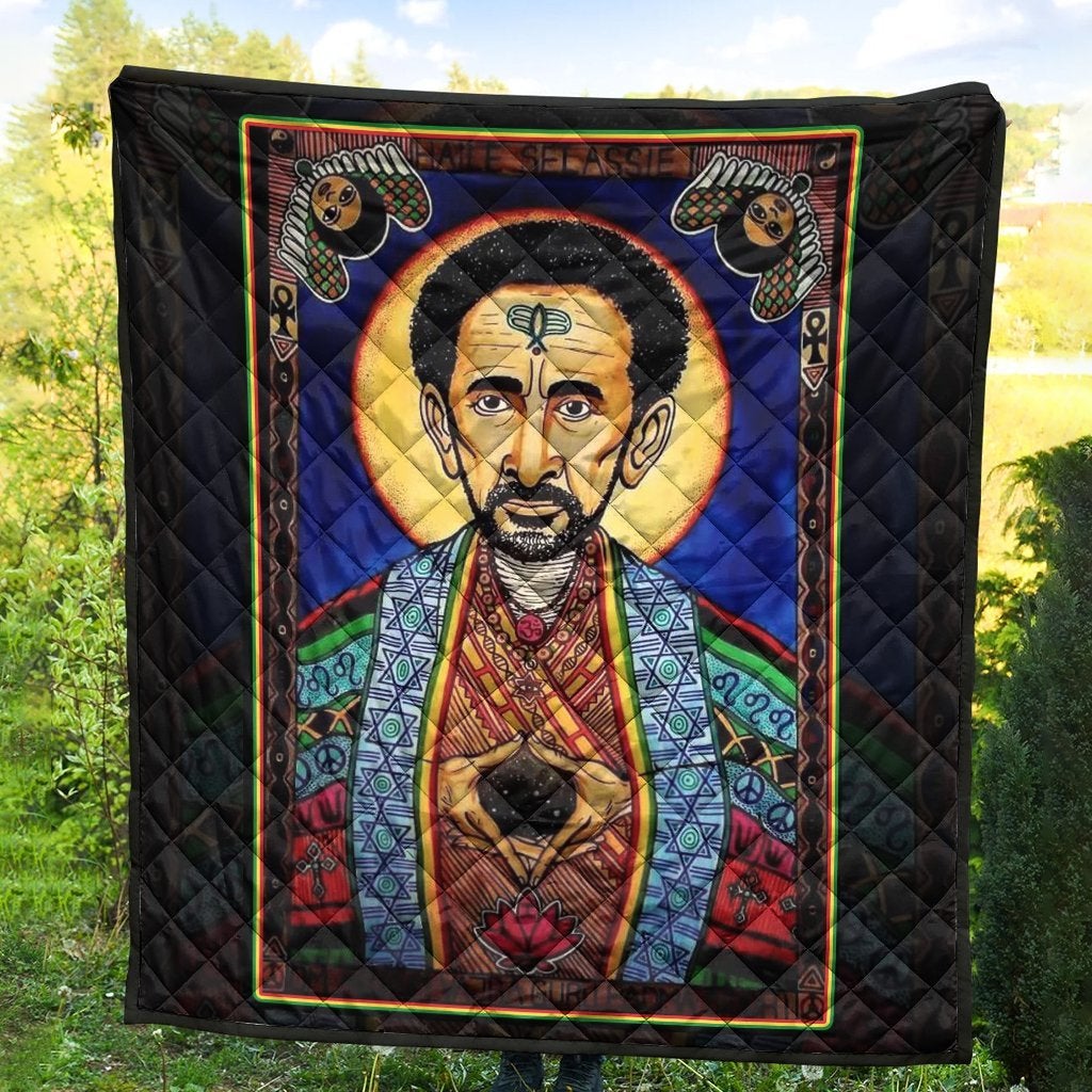 Ethiopia Premium Quilt Haile Selassie I LT13 - Wonder Print Shop