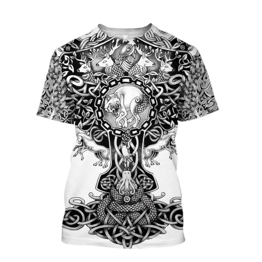 Viking Clothing Sons Of Vikings T Shirt RLT12 - Wonder Print Shop