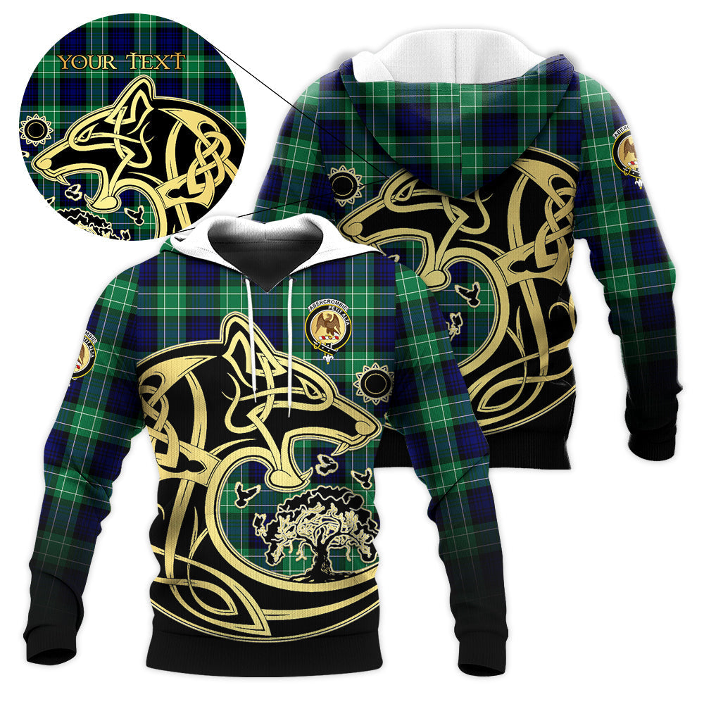 scottish-abercrombie-clan-crest-celtic-wolf-tartan-hoodie