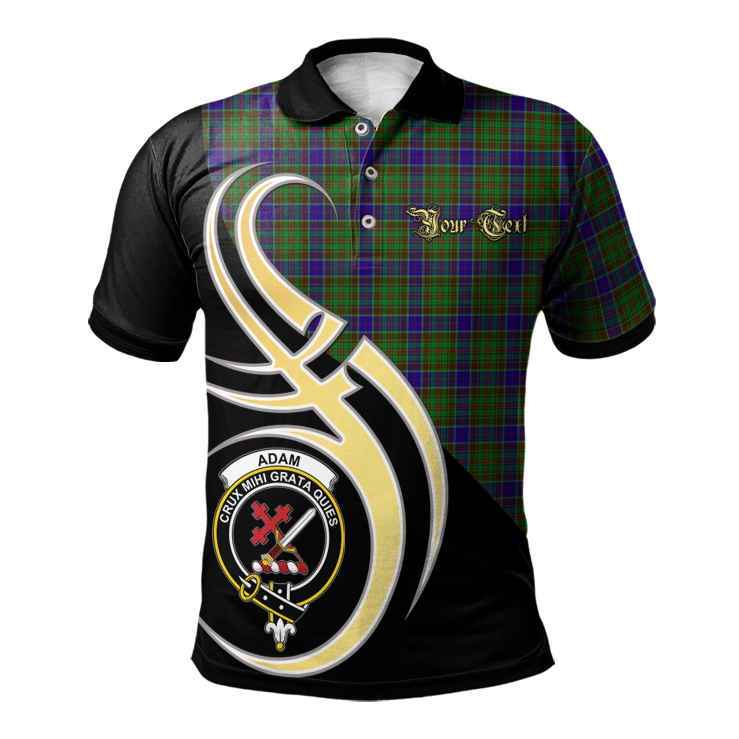 scotland-adam-clan-crest-tartan-believe-in-me-polo-shirt
